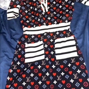 REAL AUTHENTIC Multiple color Louis Vuitton dress